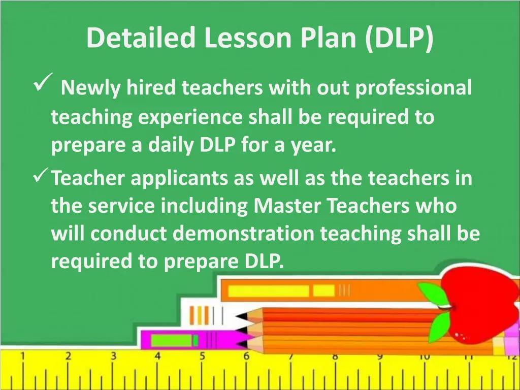 detailed lesson plan dlp newly hired teachers