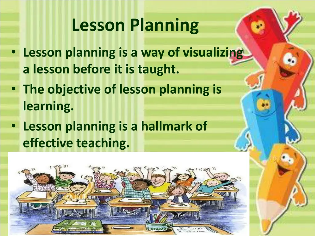 lesson planning