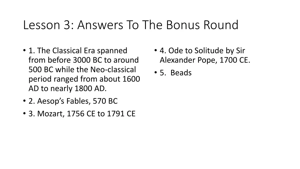 lesson 3 answers to the bonus round
