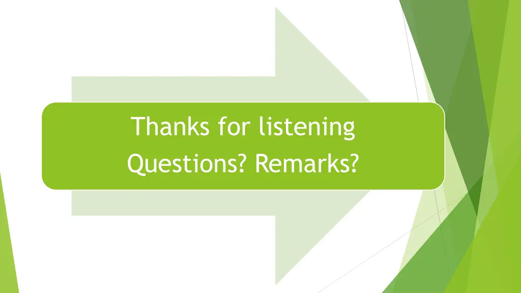 thanks for listening questions remarks