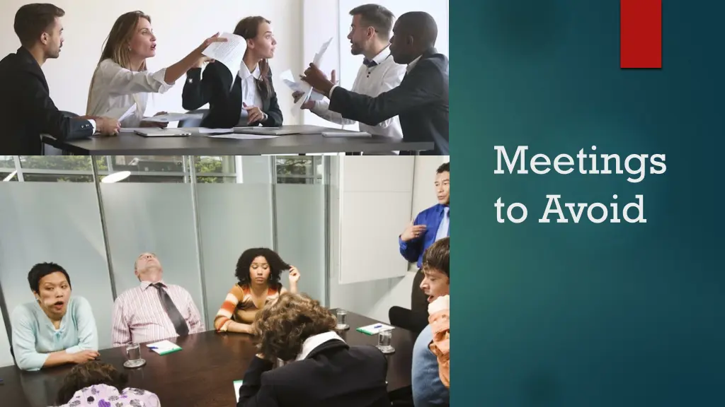meetings to avoid