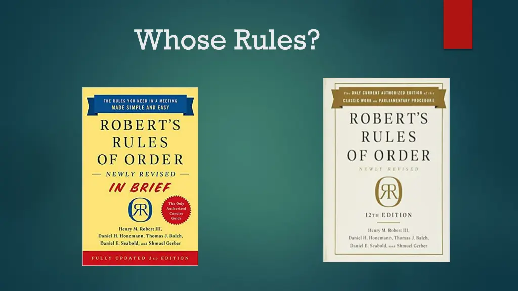 whose rules