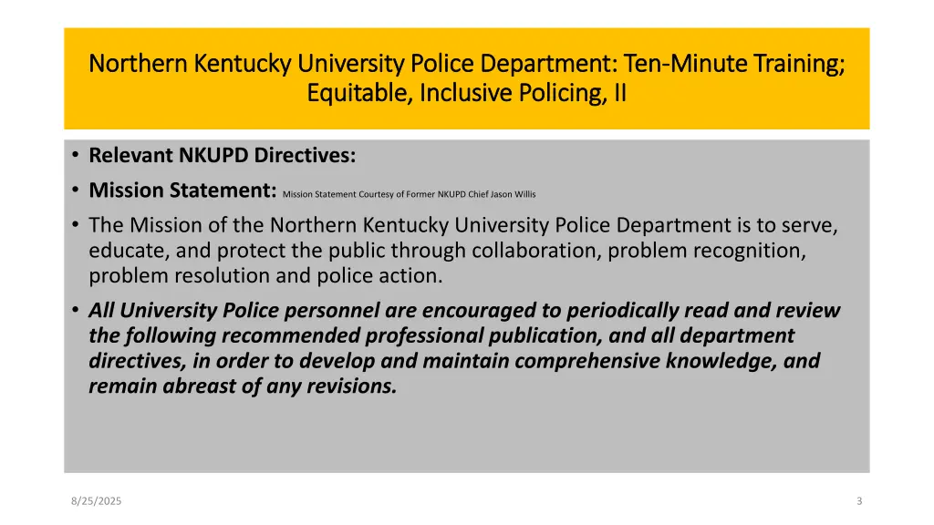 northern kentucky university police department 1