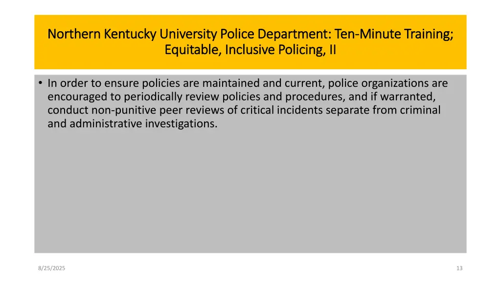 northern kentucky university police department 11