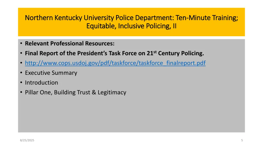 northern kentucky university police department 3