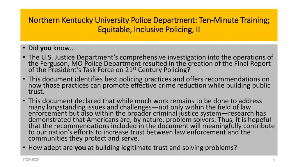 northern kentucky university police department 4