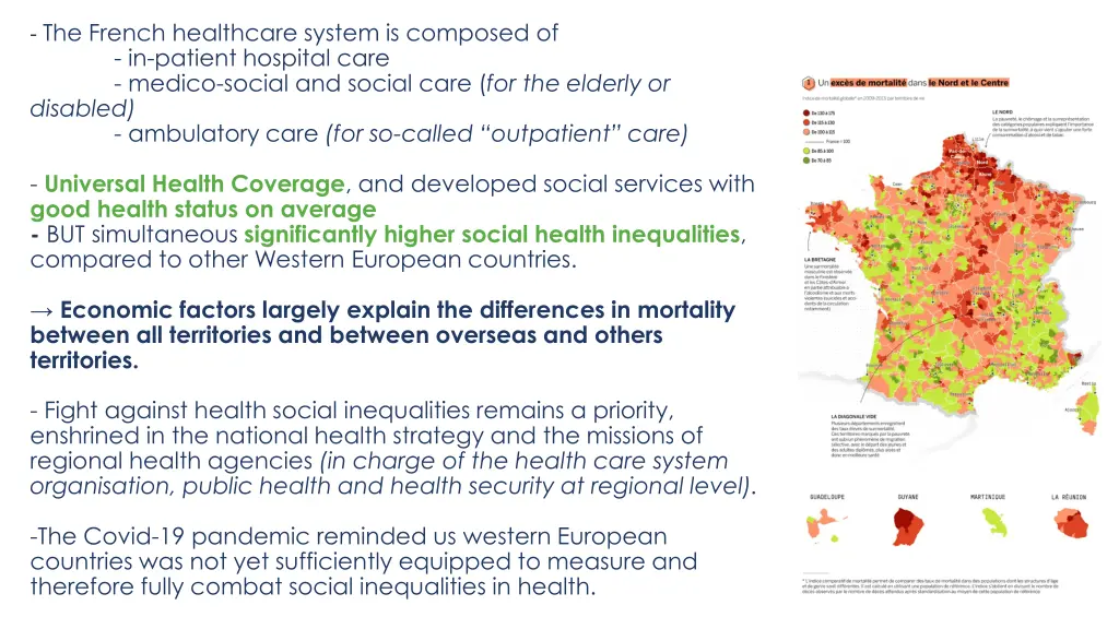 the french healthcare system is composed