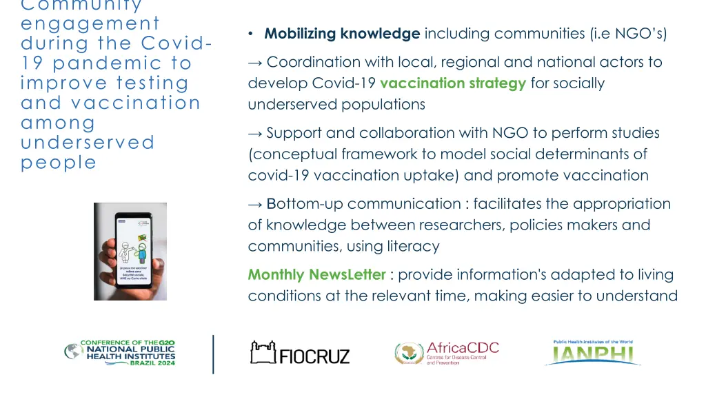 community engagement during the covid 19 pandemic