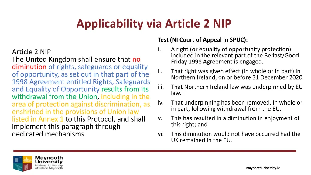 applicability via article 2 nip 1