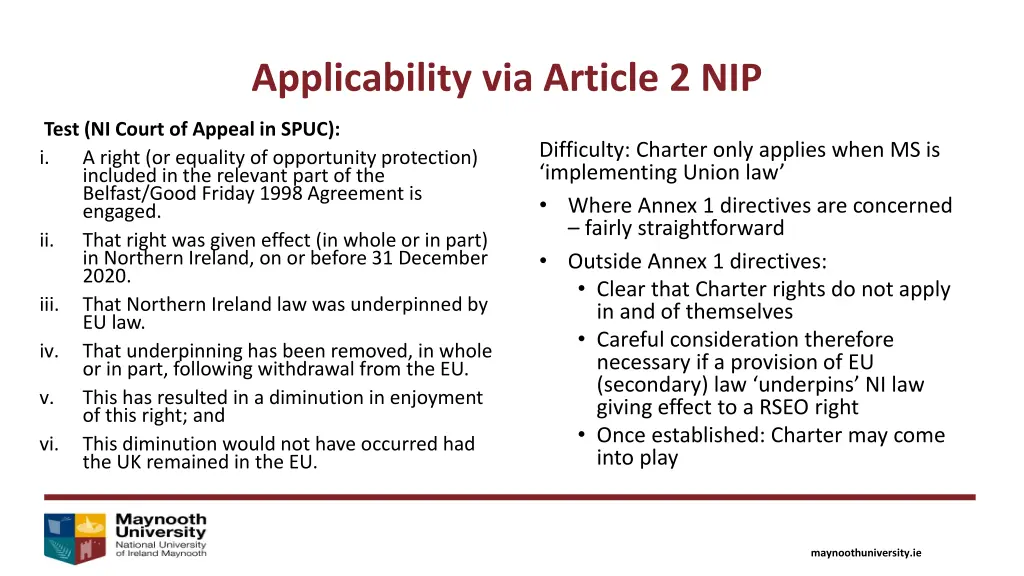 applicability via article 2 nip 2