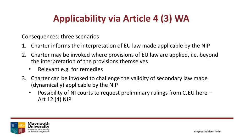 applicability via article 4 3 wa 1
