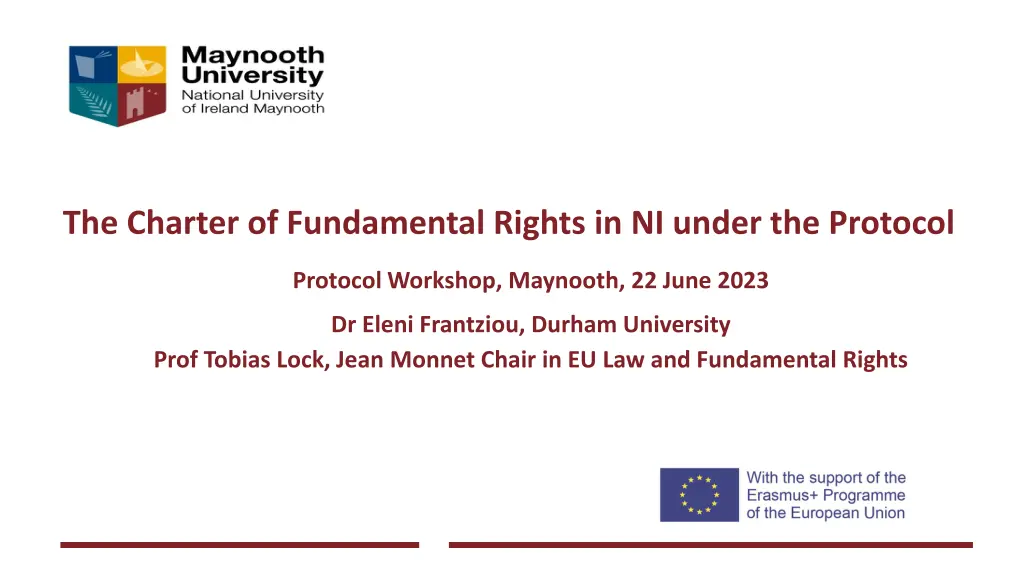 the charter of fundamental rights in ni under