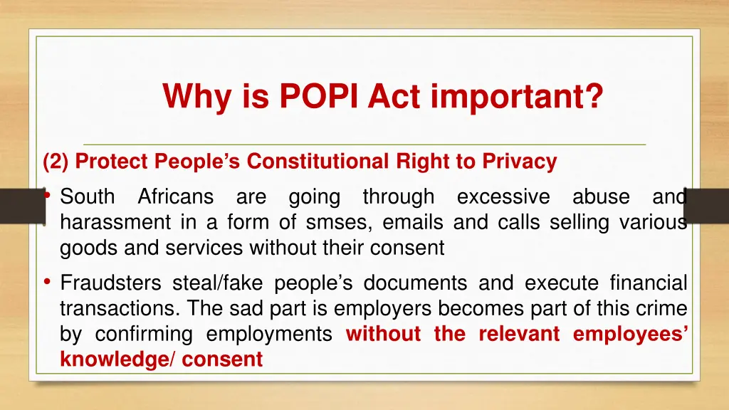 why is popi act important 1
