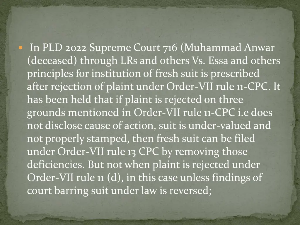 in pld 2022 supreme court 716 muhammad anwar