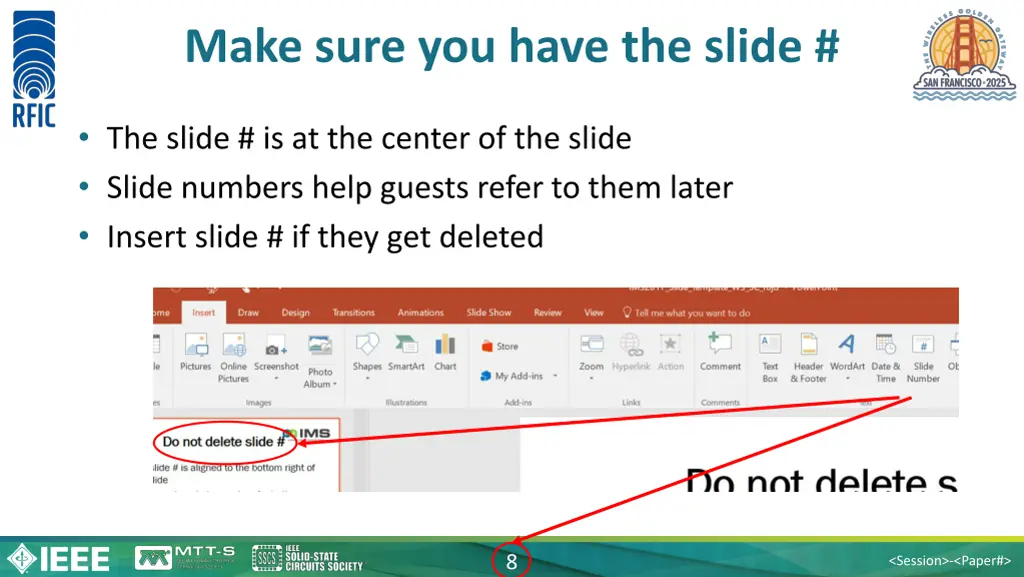 make sure you have the slide