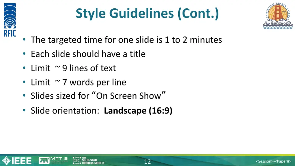style guidelines cont