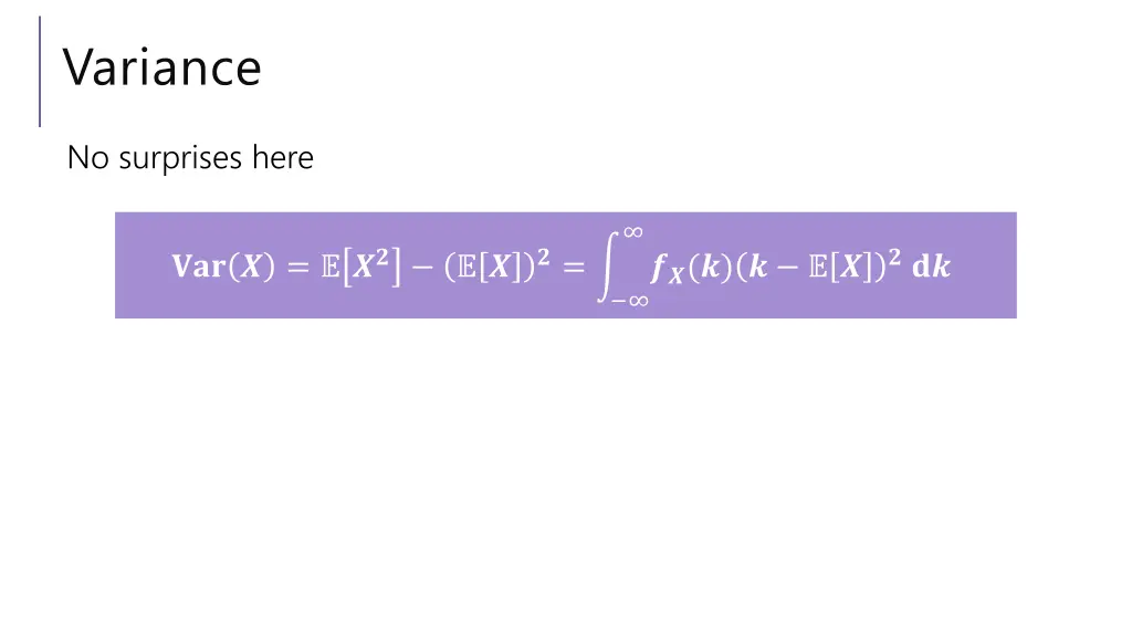 variance