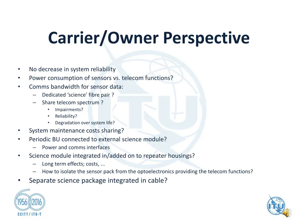 carrier owner perspective