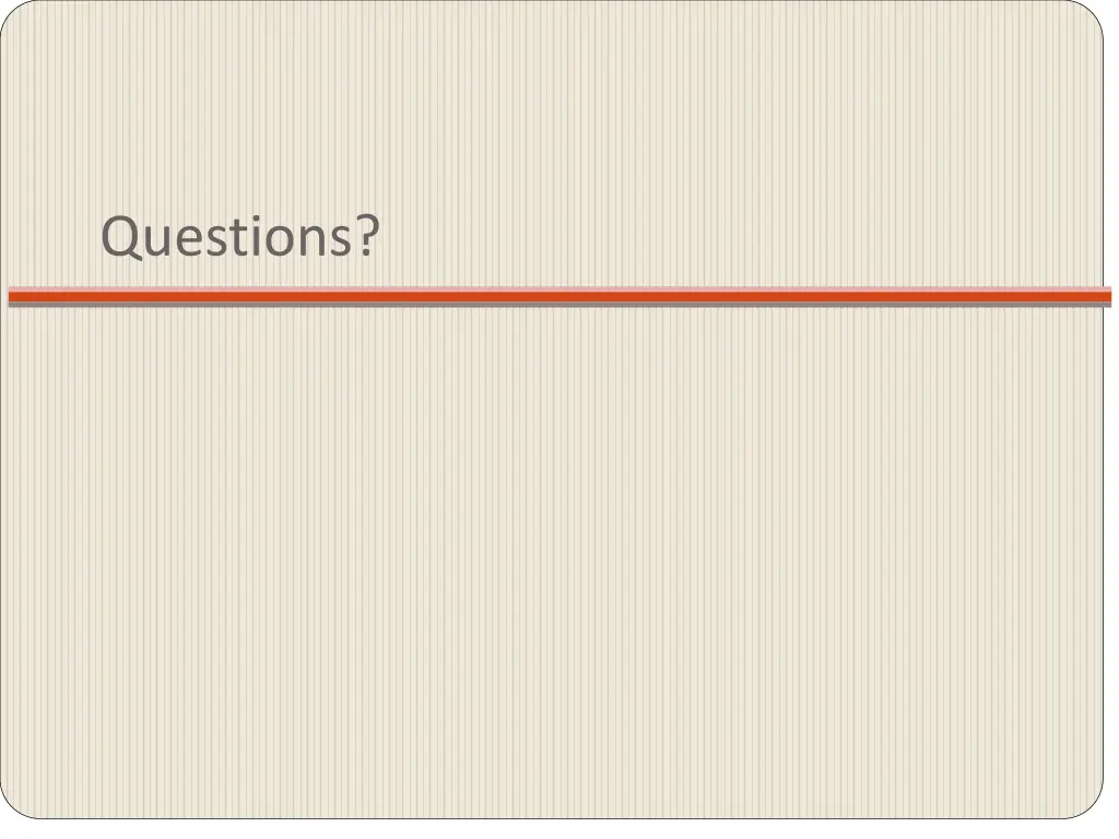 questions