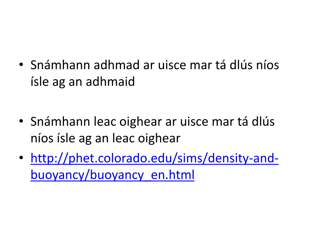 sn mhann adhmad ar uisce
