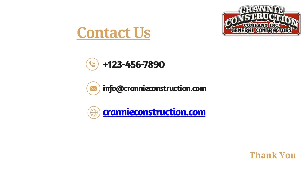 contact us