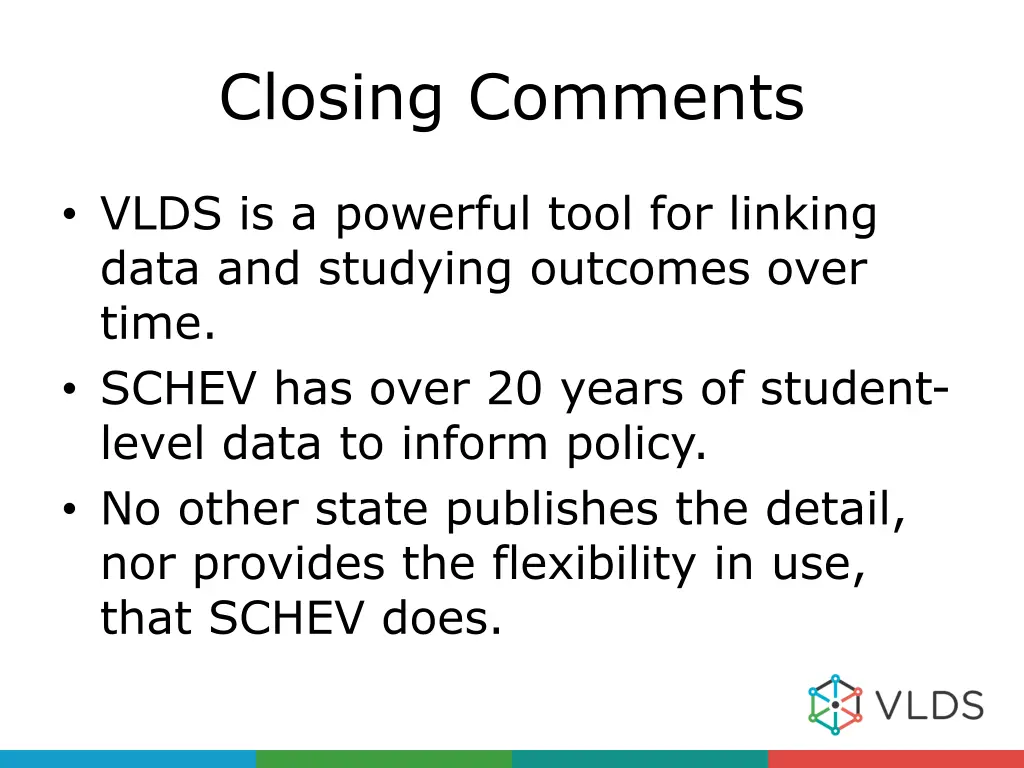 closing comments