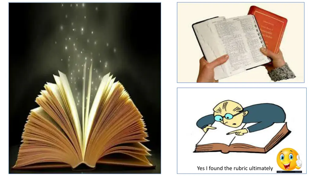 yes i found the rubric ultimately