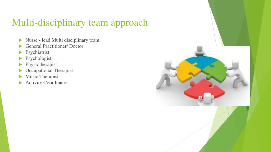 multi disciplinary team approach