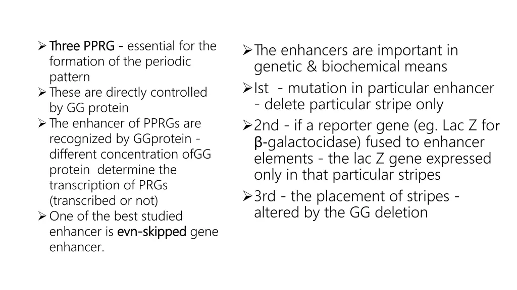 three pprg three pprg essential for the formation
