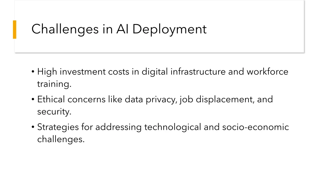 challenges in ai deployment