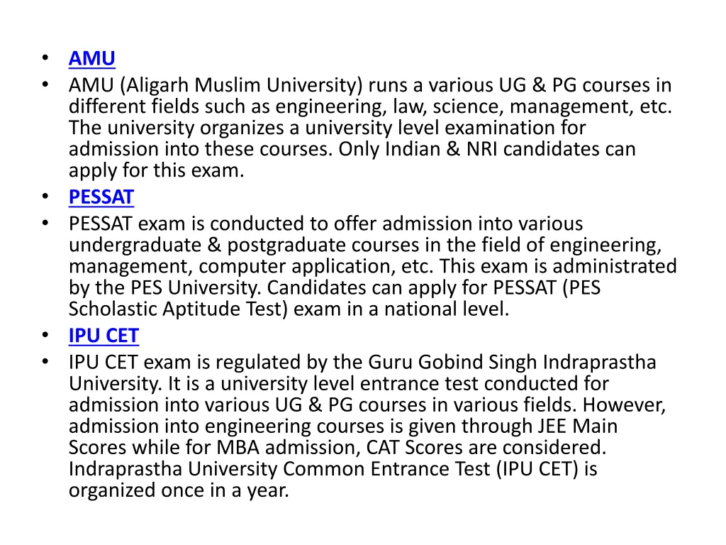 amu amu aligarh muslim university runs a various