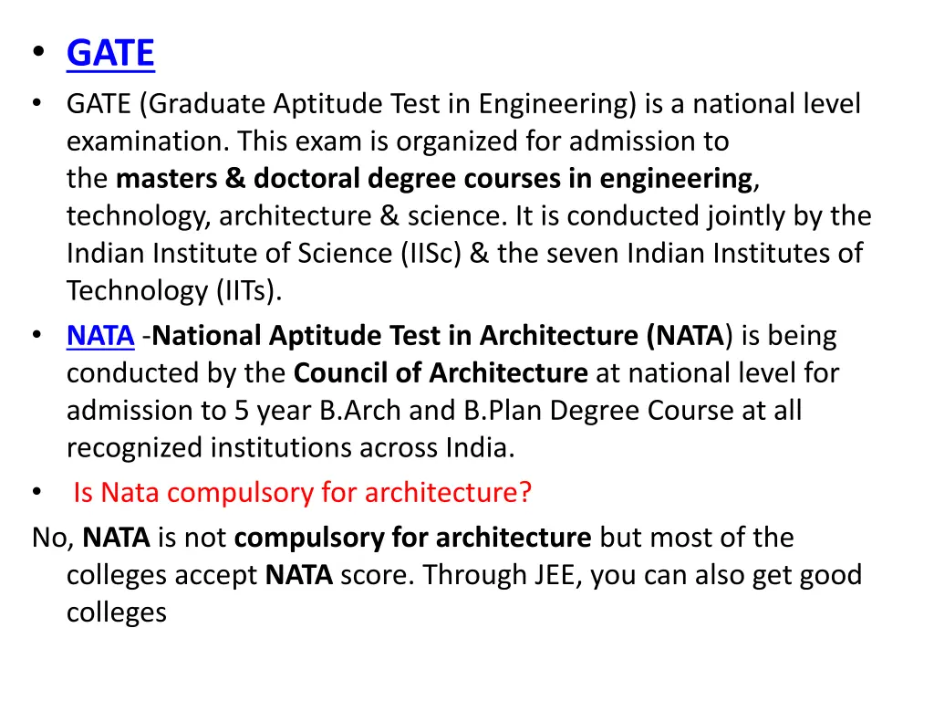 gate gate graduate aptitude test in engineering