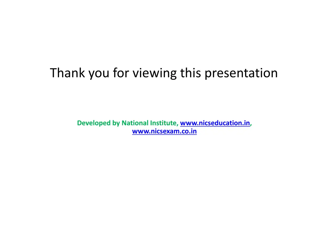 thank you for viewing this presentation