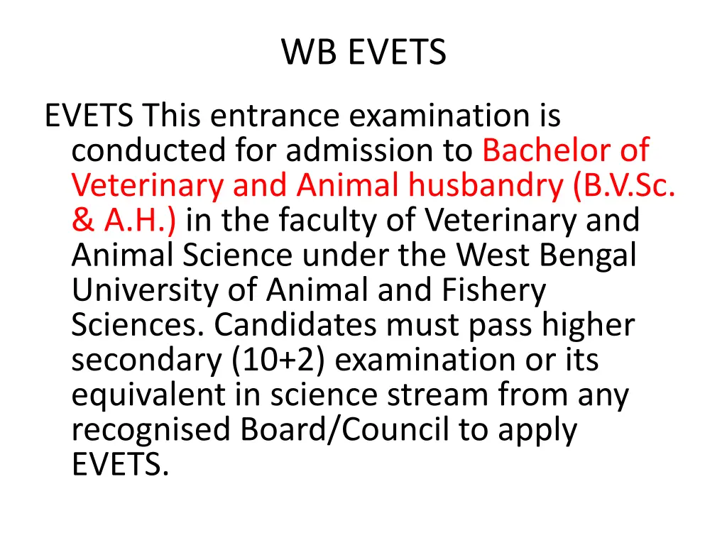 wb evets