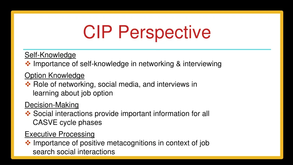 cip perspective