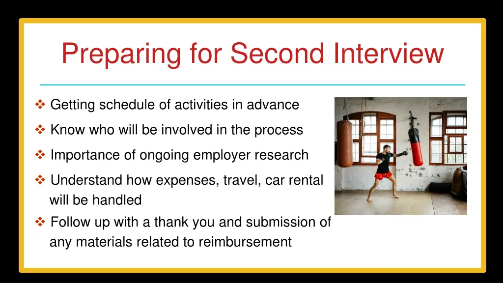 preparing for second interview