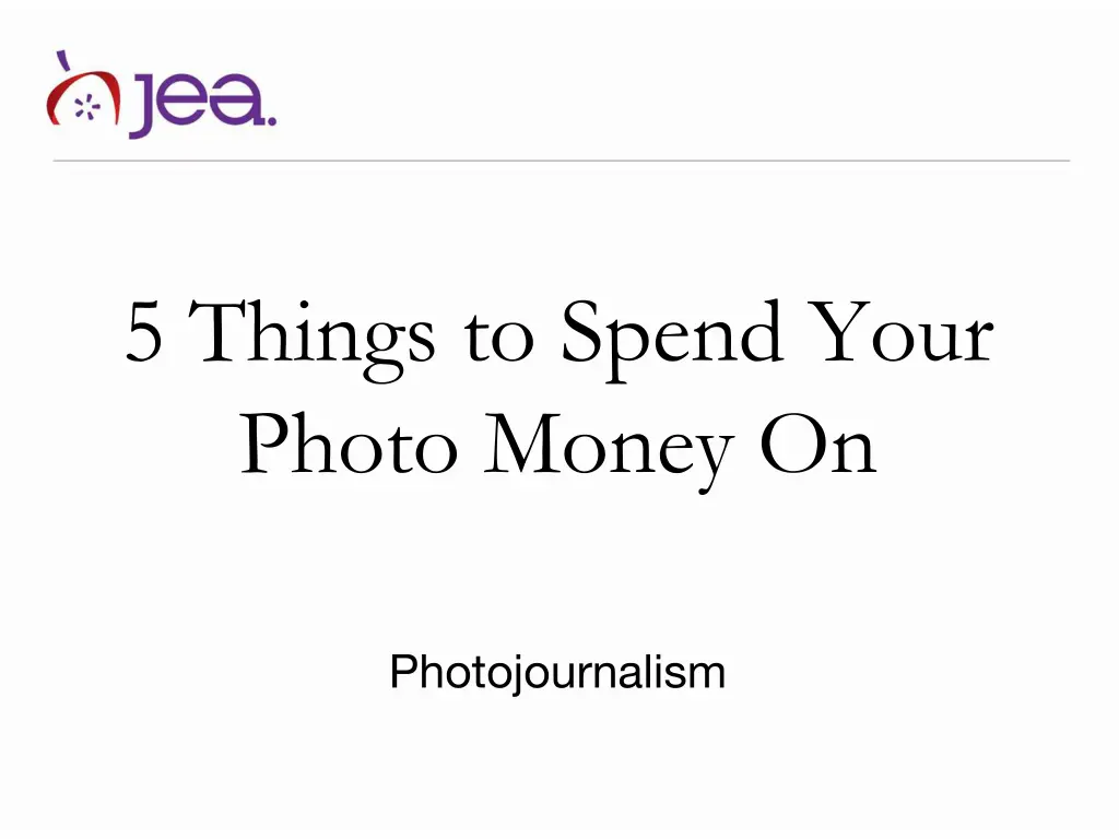 5 things to spend your photo money on