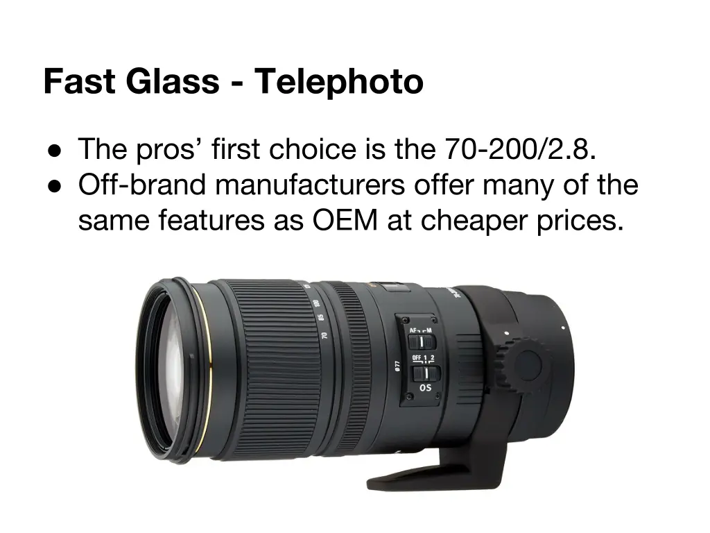 fast glass telephoto