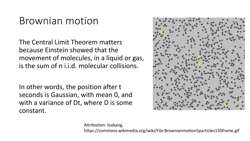 brownian motion
