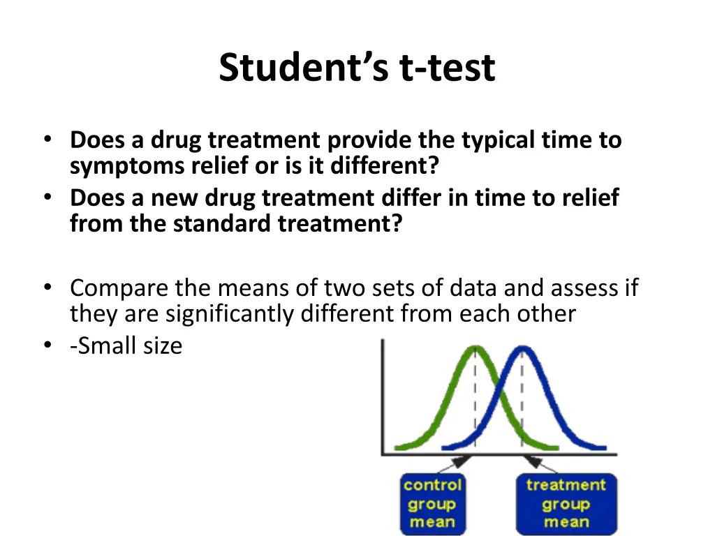 student s t test