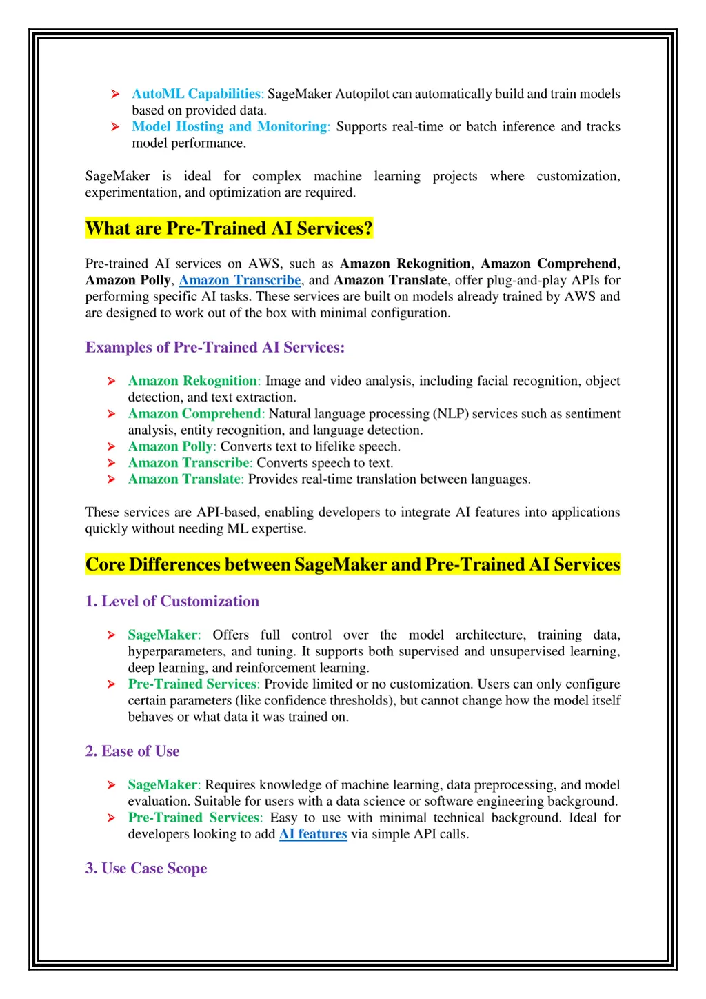 automl capabilities sagemaker autopilot