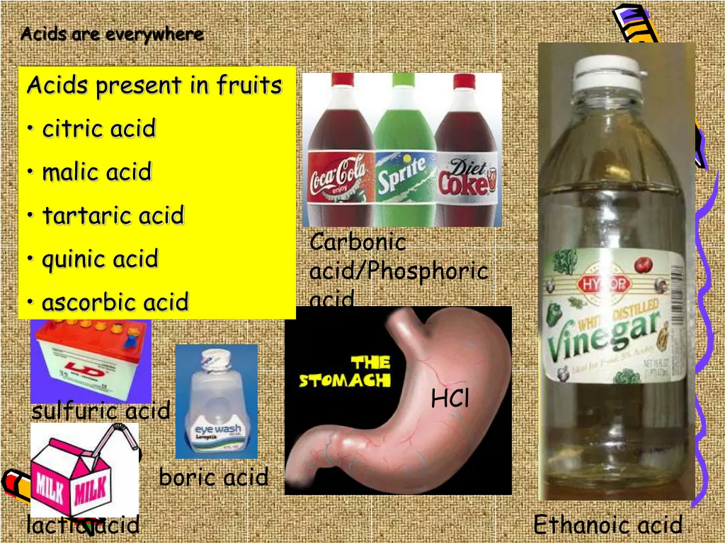 acids are everywhere