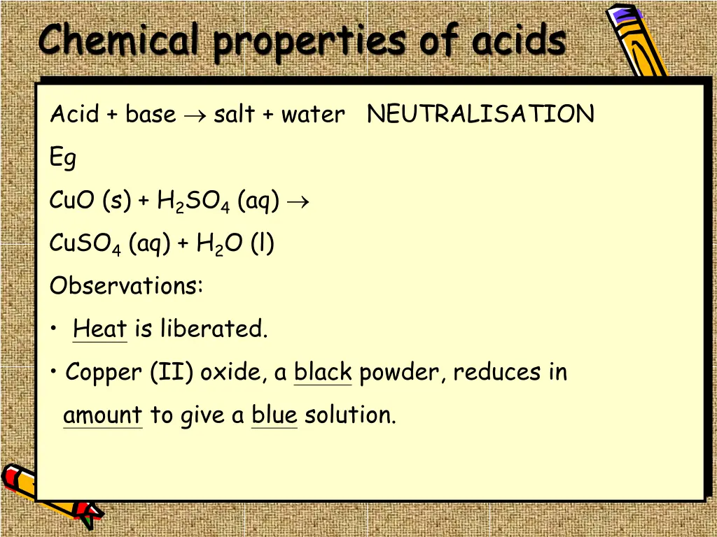 chemical properties of acids 1