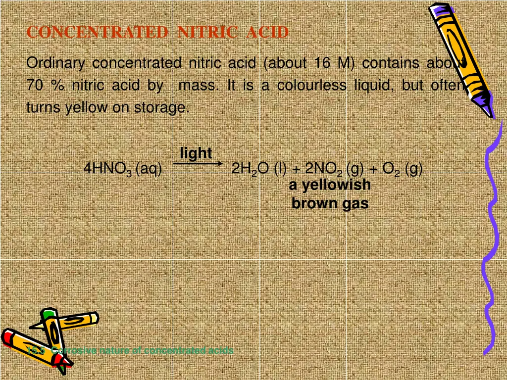 concentrated nitric acid