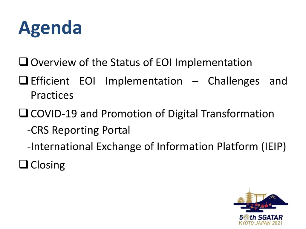 agenda