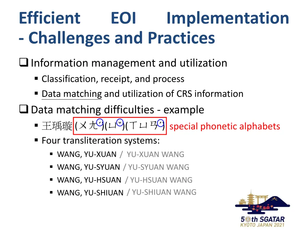 efficient challenges and practices 1
