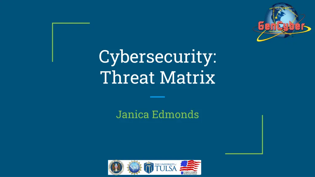 cybersecurity threat matrix