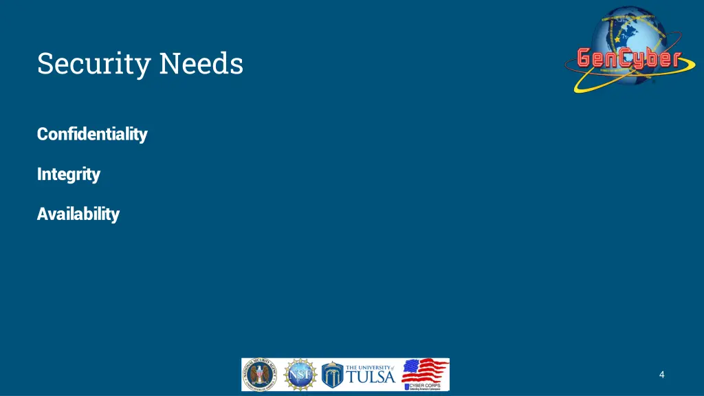 security needs