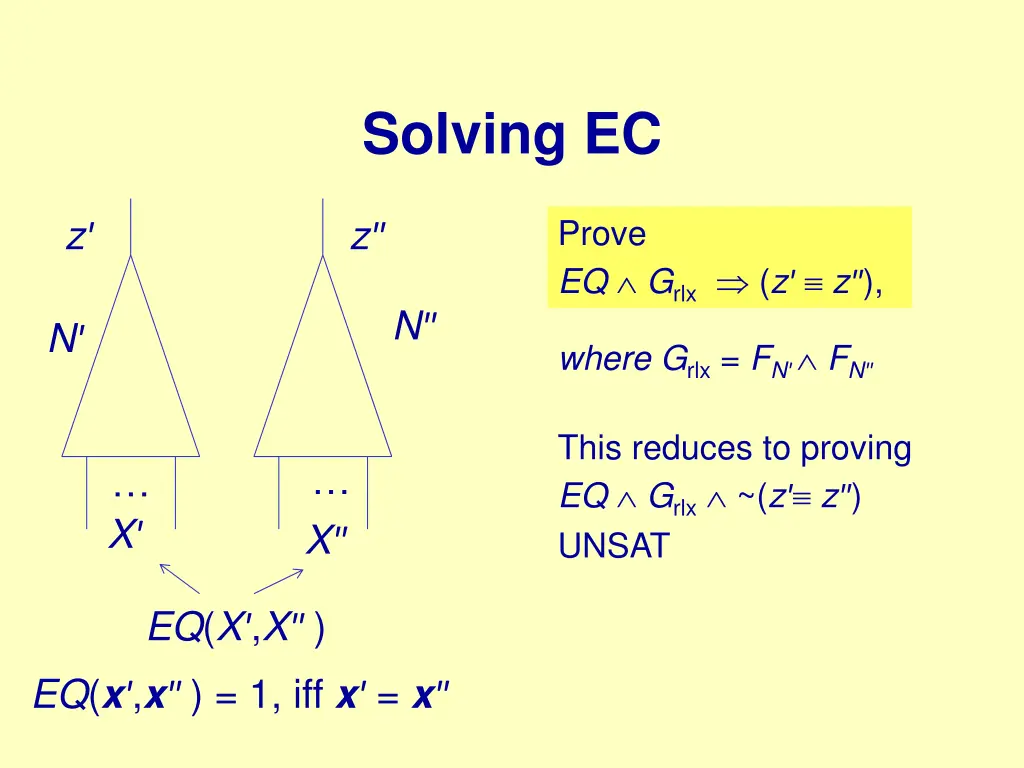 solving ec