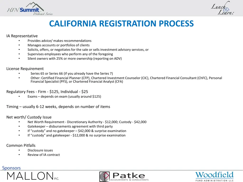 california registration process
